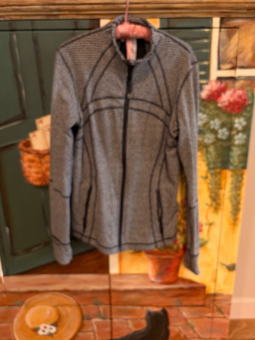 Lululemon zip front jacket- size 12